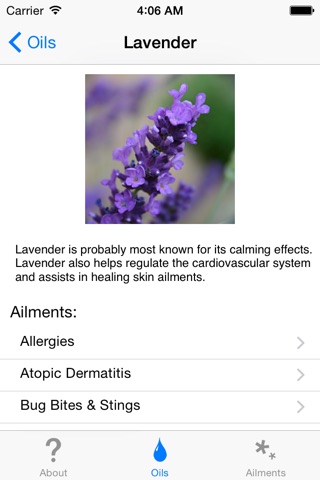 Therapeutic Oils Mobile screenshot 3