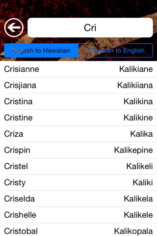 Hawaii Names screenshot 4