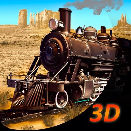 Wild West Train Simulator 3D Free icon