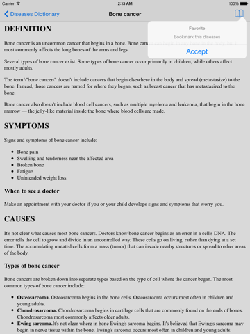 Screenshot #6 pour Diseases Dictionary Offline