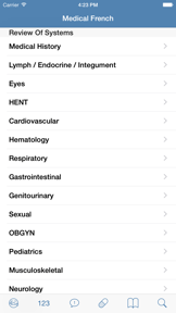 Medical French: Healthcare Phrasebook screenshot