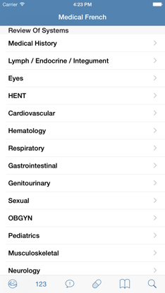 Medical French: Healthcare Phrasebook screenshot 1