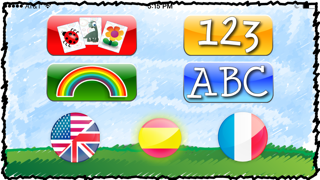 LinguiMind ABC's, Numbers, Colors, Letter Flash Cards, in English, Spanish + French Screenshot