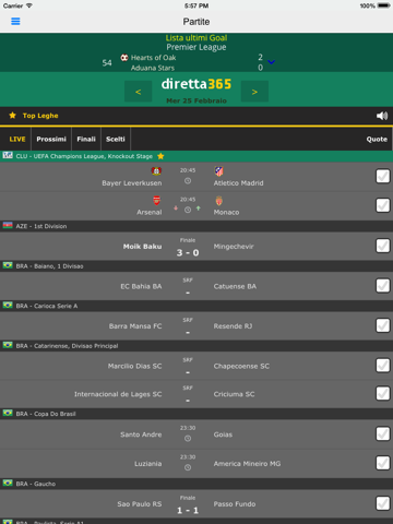 Screenshot #4 pour Diretta365 - Football Livescores