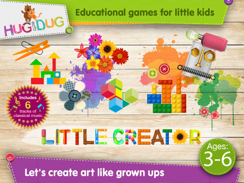 Screenshot #4 pour Little Creator - HugDug Laboratoire artistique d’autocollants pour jeunes enfants.