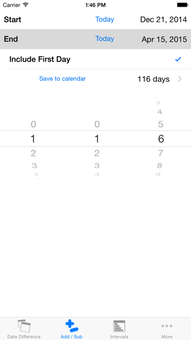 How to cancel & delete Date Difference Calculator from iphone & ipad 2