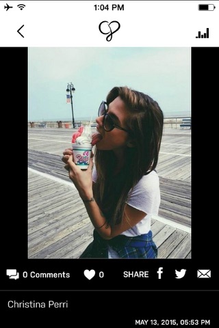 official christina perri app screenshot 3