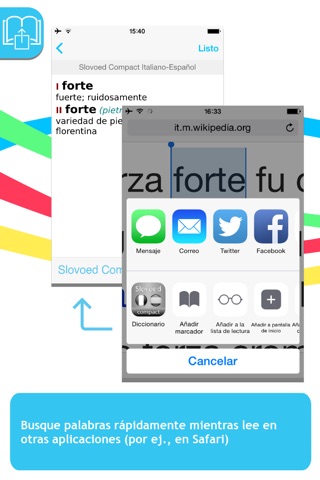 Italian <-> Spanish Slovoed Compact talking dictionary screenshot 3