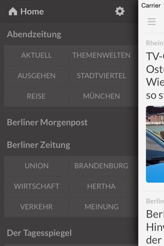 Zeitungen DE - Die wichtigsten Zeitungen in Deutschland screenshot 2