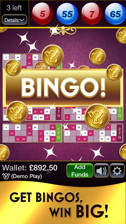 Bingo Lounge - Real Money Bingo Gambling Online App Game: 90, Instant, Multi & Classic Casino Play