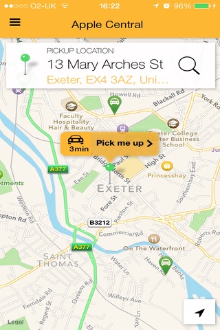 Apple Central Taxis Exeter screenshot 2