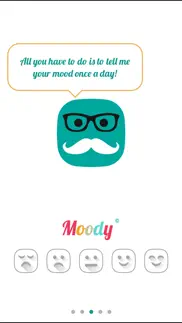 moody - daily mood tracker iphone images 1