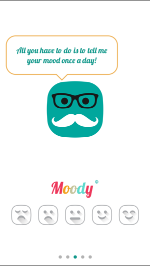 ‎Moody - Daily Mood Tracker Screenshot