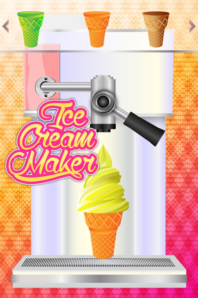 Ice Cream Maker - Frozen ice cone parlour & crazy chef adventure game screenshot 3