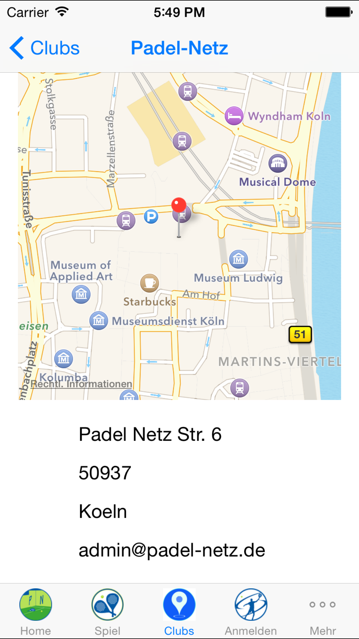 Padel-Netz screenshot 2