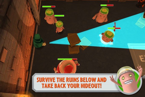 Oh No! It's An Alien Invasion: The Ruins Below screenshot 2