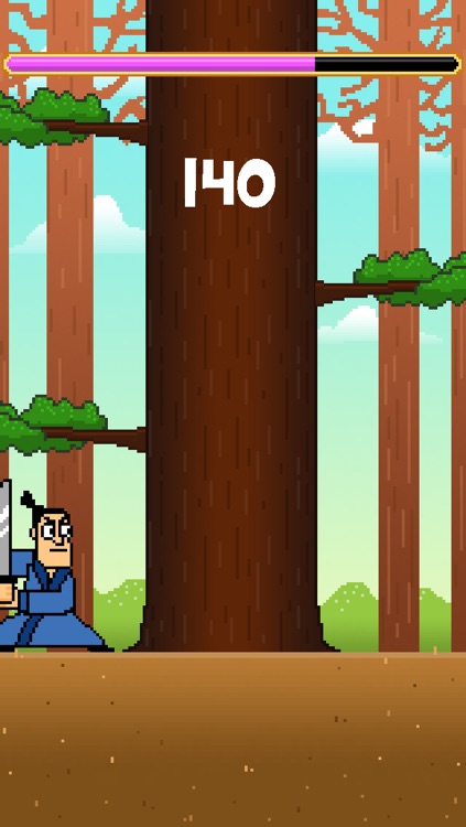Samurai Timber Chop - Slice and Cut the Tree, Avoid the Falling Branches screenshot-4
