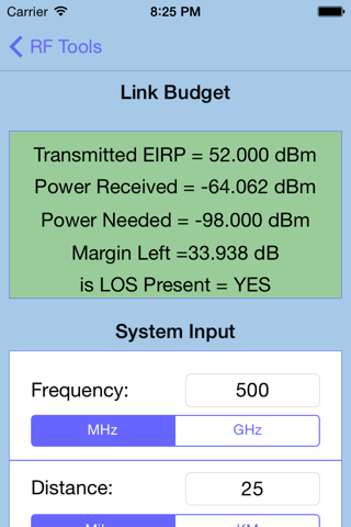 RF Tools+ screenshot 2