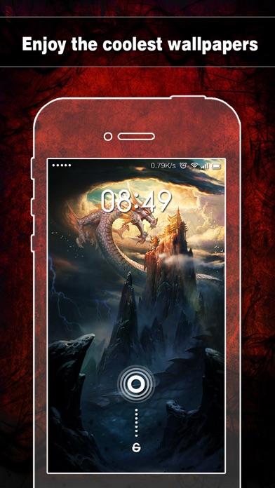 Dragon Wallpapers, Backgrounds & Themes - Home Screen Maker with Cool HD Dragon Pics for iOS 8 & iPhone 6のおすすめ画像4