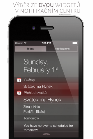 iSvátky screenshot 2