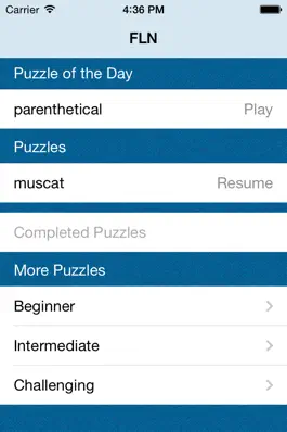 Game screenshot Crossword Fill-In Puzzle - Daily FLN apk
