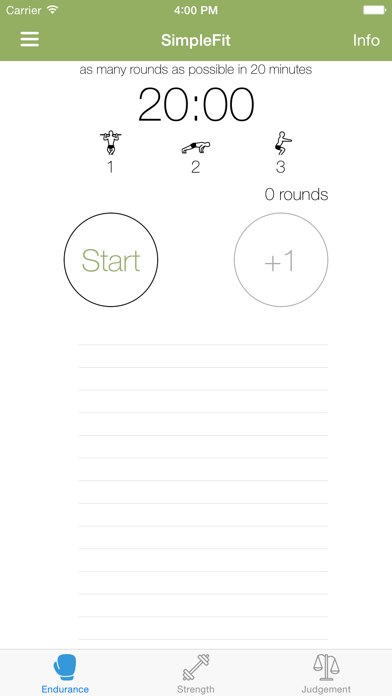 Screenshot #1 pour SimpleFitApp