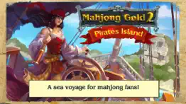 mahjong gold 2 pirates island solitaire free iphone screenshot 1