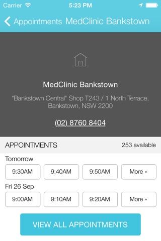 MedClinics screenshot 3