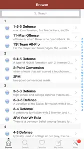 1,250 Football Terms & Plays with a Glossary and Play Dictionary screenshot #3 for iPhone