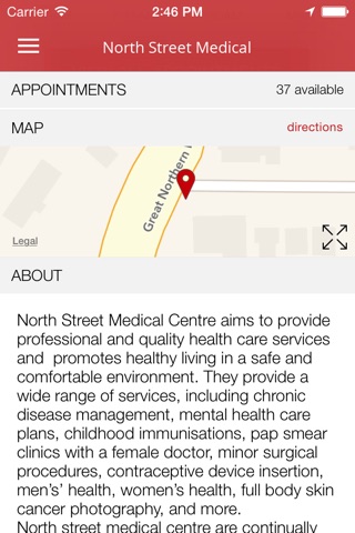 North Street Medical Centre screenshot 2