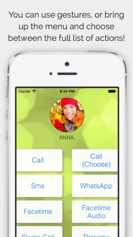 CallRight Pro  -  your favorite contacts from the addressbook promptly available for fast calls and messages and smsのおすすめ画像4