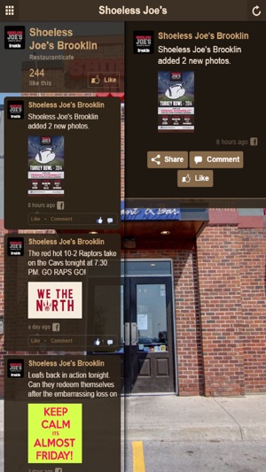 Shoeless Joe's Brooklin