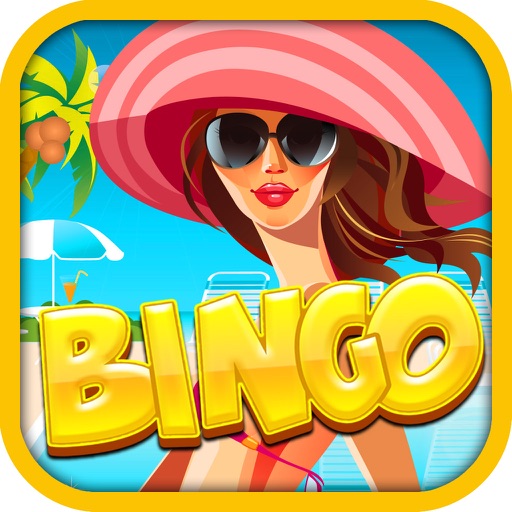 Bingo Series for Summer Break Rush to Vegas Casino Game Free Icon