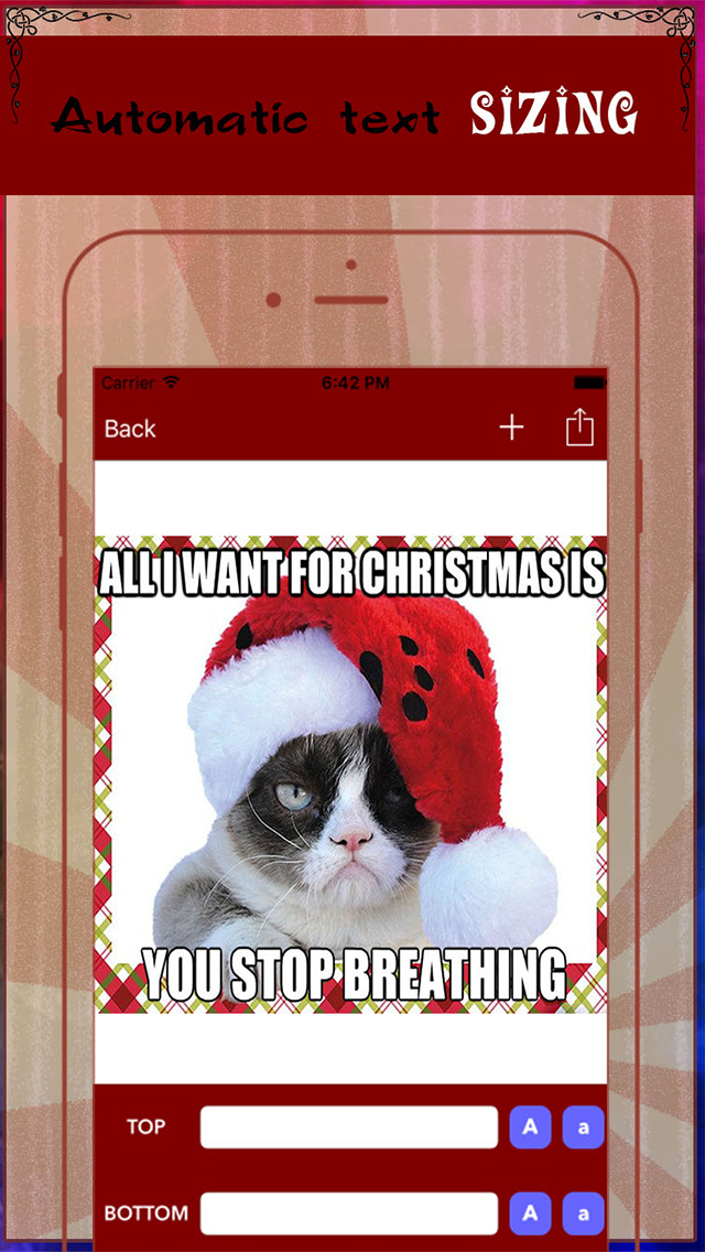 Xmas Meme Photo Generator- Add Caption to Photo and Make Troll Face
