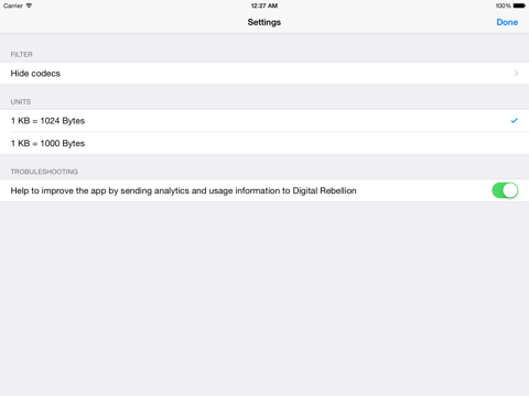 Screenshot #6 pour Video Space Calculator