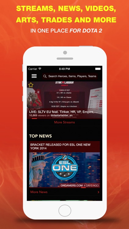 D2 in One - portal for Dota 2