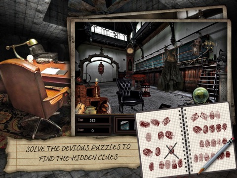 Abandoned Murder Rooms : Hidden Objects screenshot 2