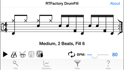 How to cancel & delete RTFactory DrumFill from iphone & ipad 1