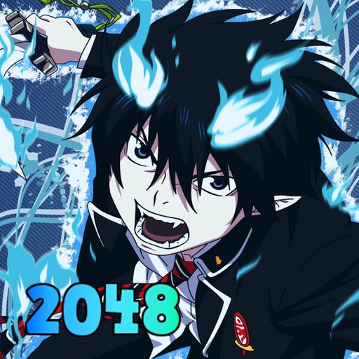 2048 Puzzle Blue Exorcist Edition:The Logic games 2014 icon