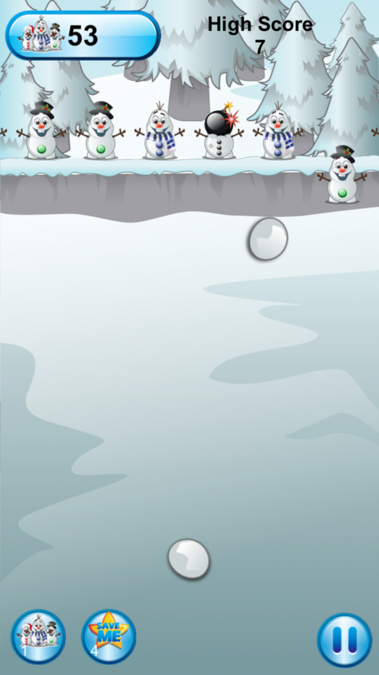 Frozen Snowman Knockdown screenshot 5