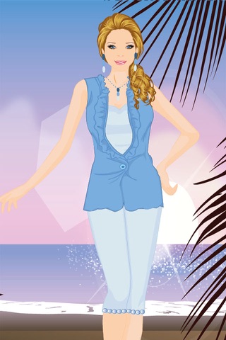 Summer Elegance Dress Up Game screenshot 2