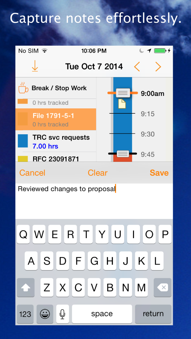 App screenshot