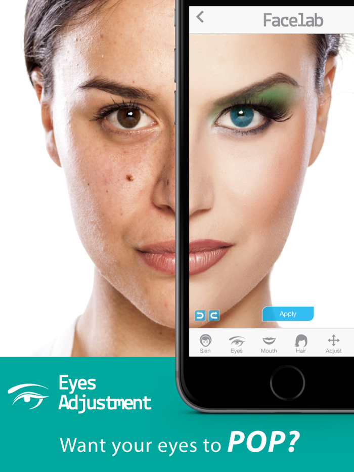 FaceLab - perfect makeover cosmetic retouch and free selfie makeup app