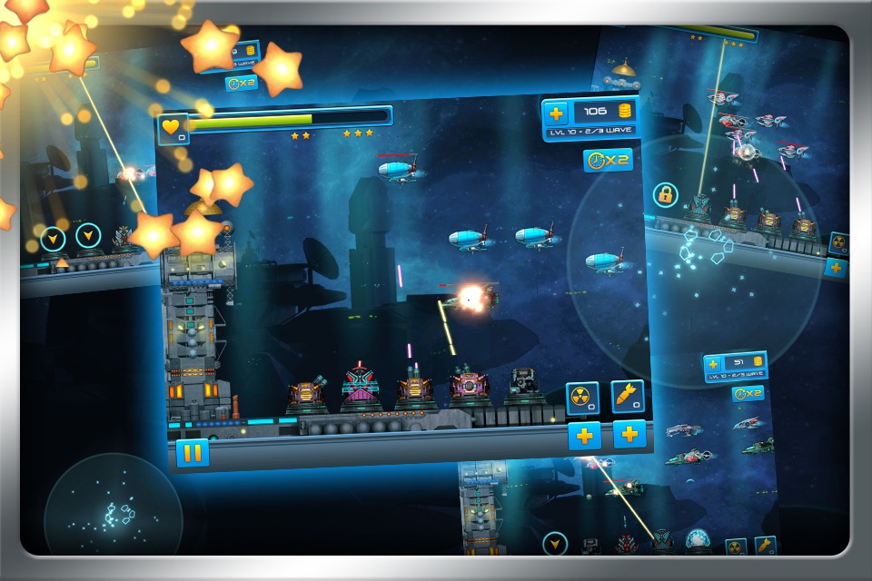 Sci-Fi Space Defense : Alien war game screenshot 4