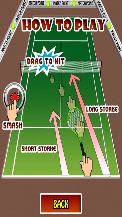 Match Point - Touch 'n Hit Tennis Game
