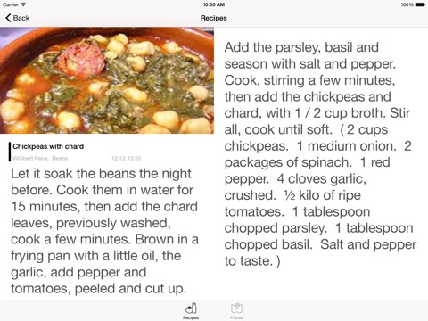 Cuban Recipes Beans & Restaurants HD screenshot 2