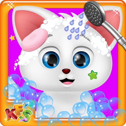 Crazy Cat Salon – Pet care game Icon