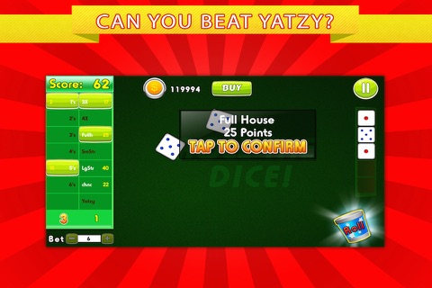 Monte Carlo Yatzy HD - Ultimate Poker Dice Roll Game screenshot 4