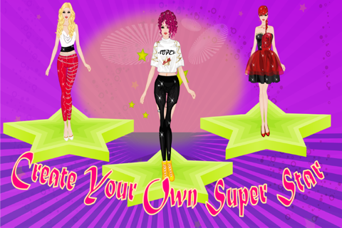 Super Star Girl Dress Up Game screenshot 4