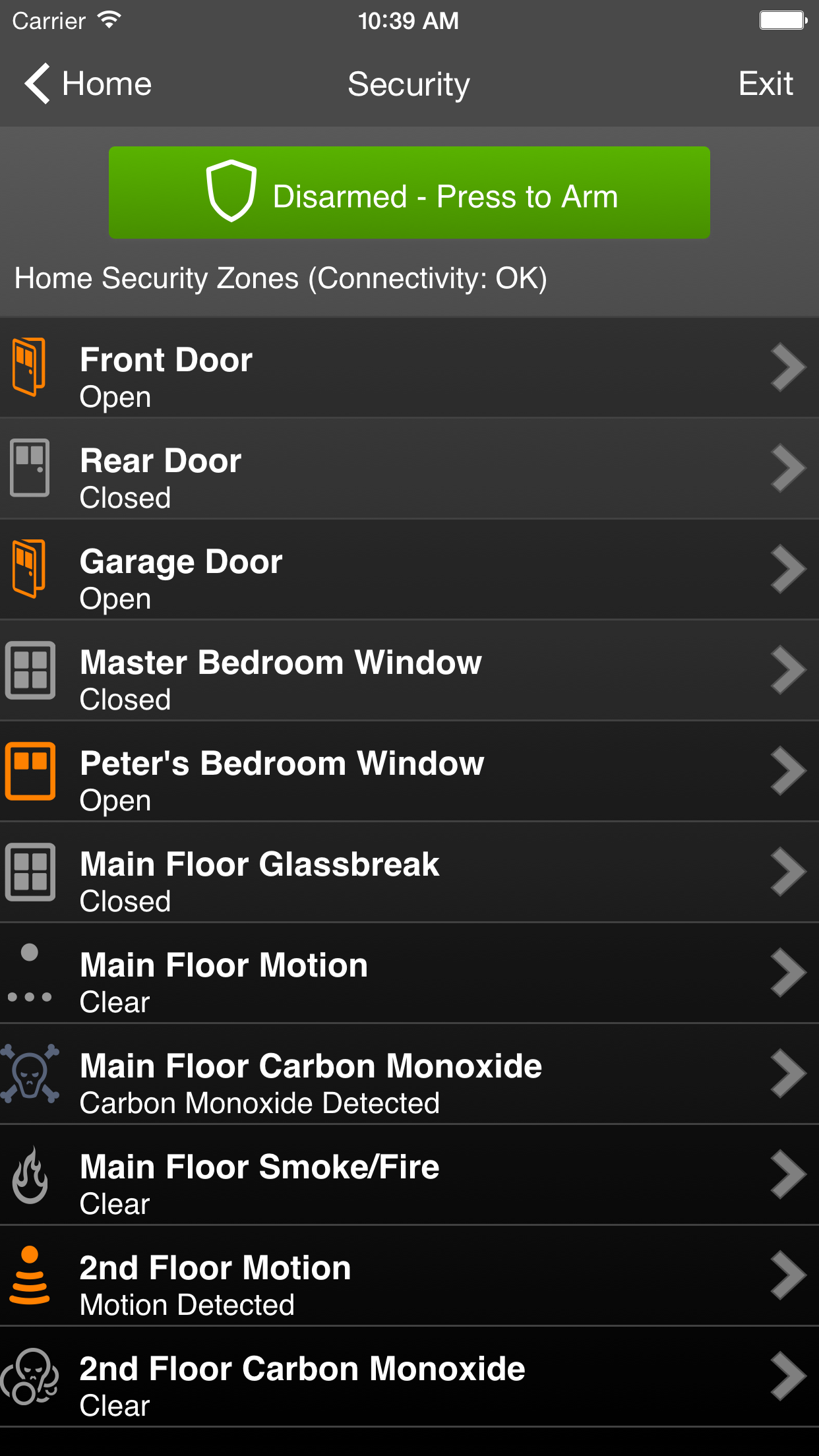Buckeye Smart Home screenshot 2